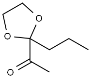 Ethanone, 1-(2-propyl-1,3-dioxolan-2-yl)- (9CI) 구조식 이미지