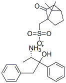 (2-hydroxy-1-methyl-2,3-diphenylpropyl)ammonium (1S)-2-oxobornane-10-sulphonate 구조식 이미지
