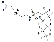 (2-carboxyethyl)dimethyl-3-[[(3,3,4,4,5,5,6,6,7,7,8,8,8-tridecafluorooctyl)sulphonyl]amino]propylammonium hydroxide Structure