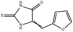 2-티옥소-4-푸르푸릴리덴이미다졸리딘-5-온 구조식 이미지