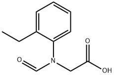 Glycine, N-(2-ethylphenyl)-N-formyl- (9CI) 구조식 이미지