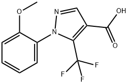 5-(TRIFLUOROMETHYL)-1-(2-METHOXYPHENYL)-1H-PYRAZOLE-4-CARBOXYLIC ACID Structure