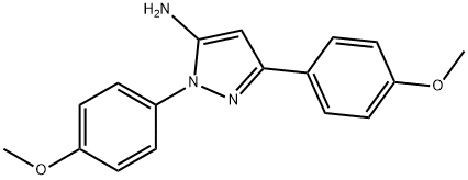 1,3-BIS(4-METHOXYPHENYL)-1H-PYRAZOL-5-AMINE Structure