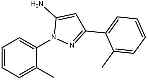 1,3-BIS(2-METHYLPHENYL)-1H-PYRAZOL-5-AMINE Structure