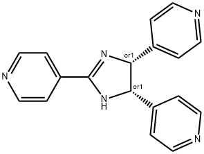 CIS-2,4,5-TRIS(4-PYRIDINYL)IMIDAZOLINE Structure