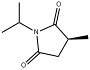 2,5-Pyrrolidinedione,3-methyl-1-(1-methylethyl)-,(3S)-(9CI) 구조식 이미지