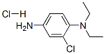 2-chloro-N,N-diethylbenzene-1,4-diamine hydrochloride Structure