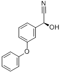 (S)-3-페녹시벤잘데하이드시아노하이드린 구조식 이미지