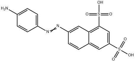 7-[(4-aminophenyl)azo]naphthalene-1,3-disulphonic acid Structure