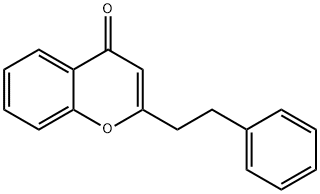 2-(2-phenylethyl)chromone 구조식 이미지