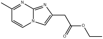 (7-METHYL-IMIDAZO[1,2-A]PYRIMIDIN-2-YL)-ACETIC ACID ETHYL ESTER Structure