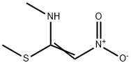 N-Methyl-1-(methylthio)-2-nitroethylen-1-amine 구조식 이미지