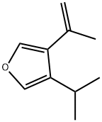 Furan, 3-(1-methylethenyl)-4-(1-methylethyl)- (9CI) 구조식 이미지