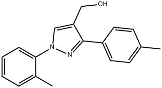 (1-O-TOLYL-3-P-TOLYL-1H-PYRAZOL-4-YL)메탄올 구조식 이미지