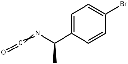 (R)-(+)-1-(4-브로모페닐)에틸이소시아네이트 구조식 이미지