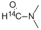 N,N-디메틸포름아미드,[CARBONYL-14C] 구조식 이미지