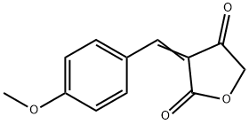 (3Z)-3-(4-Methoxybenzylidene)-2,4(3H,5H)-furandione 구조식 이미지