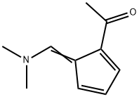 Ethanone, 1-[5-[(dimethylamino)methylene]-1,3-cyclopentadien-1-yl]- (9CI) 구조식 이미지