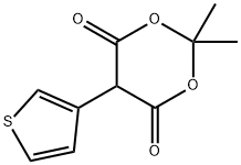 2,2-DIMETHYL-5-THIOPHEN-3-YL-[1,3]DIOXANE-4,6-DIONE 구조식 이미지