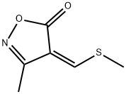 5(4H)-Isoxazolone,3-methyl-4-[(methylthio)methylene]-,(Z)-(9CI) 구조식 이미지