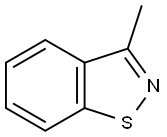 3-Methyl-1,2-benzisothiazole 구조식 이미지