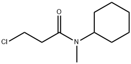 3-chloro-N-cyclohexyl-N-methylpropanamide Structure