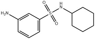 3-AMINO-N-CYCLOHEXYLBENZENESULFONAMIDE 구조식 이미지