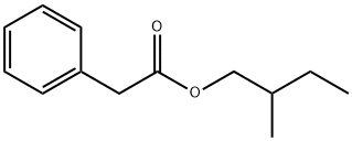 2-methylbutyl phenylacetate Structure