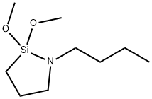 N-N-BUTYL-AZA-2,2-DIMETHOXYSILACYCLOPENTANE 구조식 이미지
