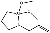 N-ALLYL-AZA-2,2-디메톡시실라사이클로펜탄 구조식 이미지