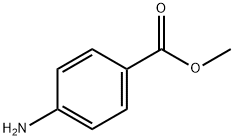 Methyl 4-aminobenzoate 구조식 이미지