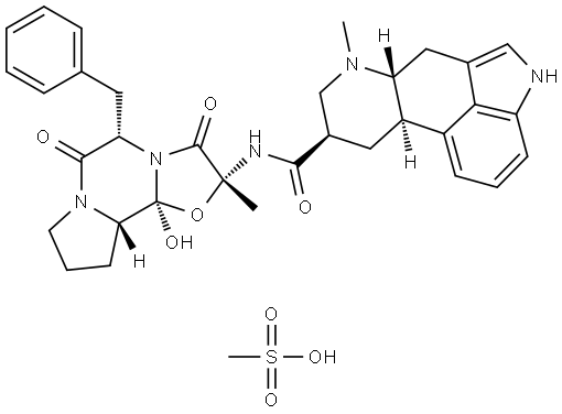 DIHYDROERGOTAMINE MESYLATE Structure