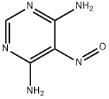 4,6-Pyrimidinediamine, 5-nitroso- (9CI) 구조식 이미지