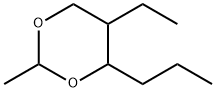 2-METHYL-4-PROPYL-5-ETHYL-1,3-DIOXANE Structure