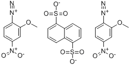 FAST RED B SALT, 1,5-NAPHTHALENEDISULFONATE Structure