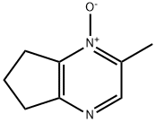 5H-Cyclopentapyrazine,6,7-dihydro-2-methyl-,1-oxide(9CI) 구조식 이미지