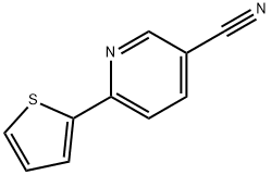 6-THIEN-2-YLNICOTINONITRILE 97+%3-CYANO-6-THIEN-2-YLPIRIDINE 구조식 이미지