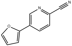 5-(2-FURYL)PYRIDINE-2-CARBONITRILE Structure