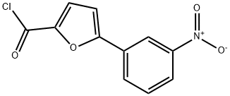 5-(3-NITROPHENYL)FURAN-2-CARBONYL CHLORIDE 구조식 이미지