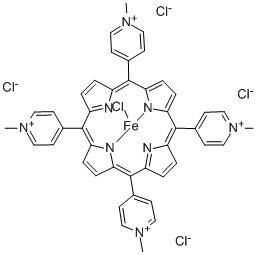 5,10,15,20-TETRAKIS-(N-METHYL-4-PYRIDYL)-PORPHYRIN-FE(III) PENTACHLORIDE Structure