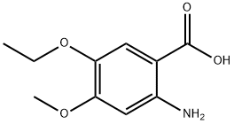 2-AMINO-5-ETHOXY-4-METHOXYBENZOIC ACID Structure