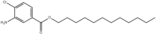 Dodecyl 3-amino-4-chlorobenzoate 구조식 이미지