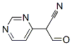 4-Pyrimidineacetonitrile, alpha-formyl- (9CI) Structure