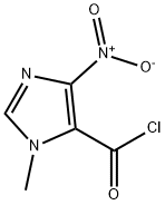 1H-Imidazole-5-carbonylchloride,1-methyl-4-nitro-(9CI) 구조식 이미지