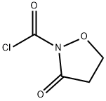 2-이속사졸리딘카르보닐클로라이드,3-옥소-(9CI) 구조식 이미지