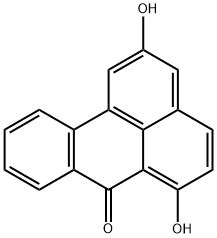 2,6-Dihydroxy-7H-benz[de]anthracen-7-one Structure