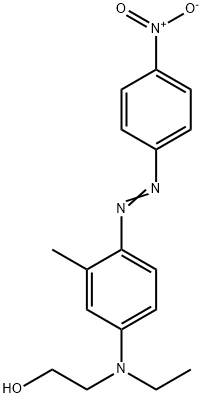 2-[ethyl[3-methyl-4-[(4-nitrophenyl)azo]phenyl]amino]ethanol Structure