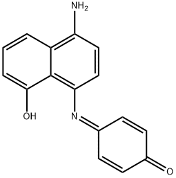 4-[(4-amino-8-hydroxy-1-naphthyl)imino]cyclohexa-2,5-dien-1-one 구조식 이미지