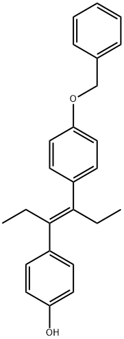 4'-(Benzyloxy)-α,β-diethyl-4-stilbenol Structure