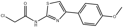 2-CHLORO-N-[4-(4-METHOXY-PHENYL)-THIAZOL-2-YL]-ACETAMIDE Structure